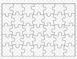 All 12 pieces of one. 1257 X 912 10 Puzzle Template 23 Pieces Clipart 1193323 Pikpng
