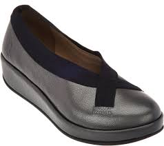 fly london leather slip on shoes bobi qvc com