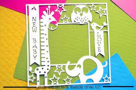 Free Svg A New Baby Paper Cut Svg Dxf Eps Files Free Svg Cut File Unicorn