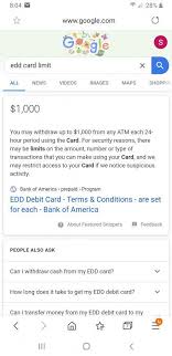 If you have selected to pay by ach debit and have an ach debit block on your bank account, you must inform your bank of the edd's company identification number to avoid your tax payment being rejected. Got My Pua Debit Card Today Uber Drivers Forum