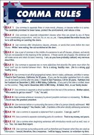 Comma Rules Thank Goodness I Ve Been Using Them Correctly English Writing Teaching Writing Writing Skills
