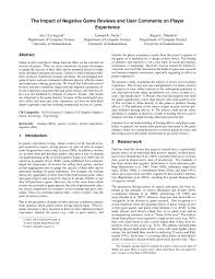 Great place for catching a bus or the shuttle to nj transit train station in south orange. Pdf The Impact Of Negative Game Reviews And User Comments On Player Experience