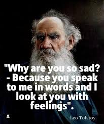 Is it possible to tell someone else what one feels?