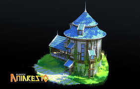 Aniaresto Mage S House Espen Saetervik Environment Concept Art Game Concept Art Environmental Art