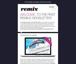 Remixcreative Newsletter Design Email Newsletter Design Newsletter Layout