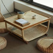 Furinno simple design coffee table, espresso. Small Tea Table Simple Balcony Table Tatami Small Table Bedroom Sitting Rattan Low Table Coffee Table Coffee Table Tray Super Promo Fc2ec2 Goteborgsaventyrscenter