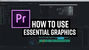 This spring a few people were surprised to find the titles menu was removed from premiere pro cc and replaced with the essential graphics panel. How To Use Essential Graphics In Premiere Pro Cc 2017 April Youtube