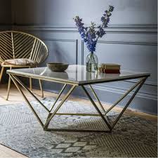 Mermer Sehpa Kahve Masasi Siyah Sehpalar Cam Masa