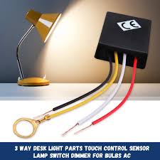 If old cord offers any resistance at all dont tug on it. 3 Way Table Desk Light Lamp Switch Touch Control Sensor Dimmer Bulbs On Off Parts Repair Ac 100 240v Walmart Com Walmart Com
