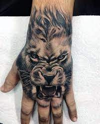 Maybe you would like to learn more about one of these? 40 Lion Hand Tattoo Designs For Men Noble Ink Ideas