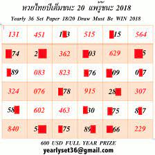Thai Lottery Yearly Book 36 Set Tips 2019 Vip Thai Lottery Free Or Vip Tip Web Lottery Lottery Book Winning Lottery Numbers