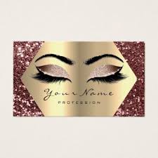 Gold Bean Glitter Makeup Artist Lashes Browns Business Card Zazzle Com Gold Glitter Makeup Makeup Artist Business Cards Glitter Makeup
