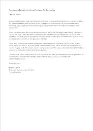 Wishing you and the team the best of luck! Recommendation Letter From Professor For Internship Templates At Allbusinesstemplates Com