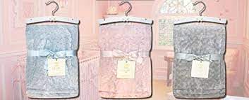 Northpoint Lullaby Kids Velvet Jacquard Luxury Sherpa Baby Blanket 30x40 Pink Amazon In Baby Products