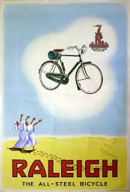 Raleigh Cycle Fahrrad Fahrrad Poster Retro Fahrrad