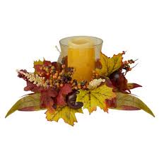 Our swirl glass tea light holder works perfectly combined with one of our. Northlight 15 Fall Apple And Berry Glass Hurricane Pillar Candle Holder Centerpiece Target