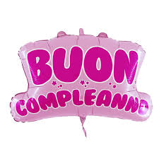Grande Composizione Di Palloncini Per Una Grande Festa Tanti Auguri Mylar Big Scritta Buon Compleanno Rosa Cm 76 57 Buon Compleanno Compleanno Rosa Compleanno