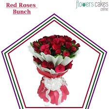 Red Roses Bunch Delivery In 2020 Online Flower Delivery Flower Delivery Order Flowers Online
