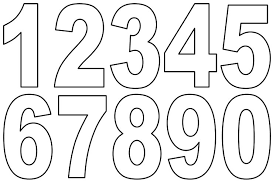 Learning number names has never been so easy using these printable charts. 9 Best Printable Block Numbers 1 10 Printablee Com