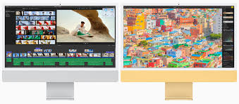 Imac (2021) design and colors. Apple Treibt S Bunt Farbige 24 Zoll Imacs Und Ipad Pro Mit M1 Prozessor Fotointern Ch Tagesaktuelle Fotonews