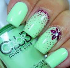 Neonic acid green shade is in sync with the color trends for the season which is why solid colored nails are trendy and the strength of the. Mint Green Nails For Pretty Ladies
