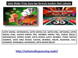 Satta Matka Tricks Zone Tips Formula Number Chart Scheme