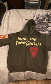 White hoodie with vehicle print on the front and back of the hoodie. Men S Kids See Ghosts Hoodie From Cactus Plant Flea Market Grailed