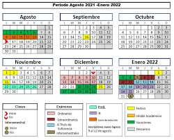 En caso de que se mantenga en verde, el. Calendario Escolar Febrero 2021 Enero 2022 Facultad De Derecho
