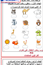 ورقة عمل كتابة أصوات الحروف ملف مكون من 7 صفحات Kg1 لغة عربية الفصل الثاني 2019 2020 المناهج الإماراتية