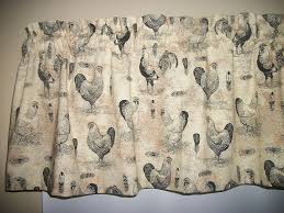 The french door curtains are made of different kinds of fabrics, lightweight and thinness, among which should be listed batiste, silk and many other fabrics. Amazon Com French Country Rooster Chicken Farm Kitchen Farmhouse Tan Fabric Curtain Topper Valance Handmade