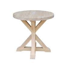 A diy farm table i built in one day. Farmhouse End Tables Accent Tables The Home Depot