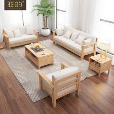 Amazing furniture design for minimalist home decoration part 8. Buy All Solid Wood Ash Wood Sofa Combination Of Small Apartment Scandinavian Minimalist Living Room Furniture Sofa Fabric Sofa Three Washable In Cheap Price On Alibaba Com