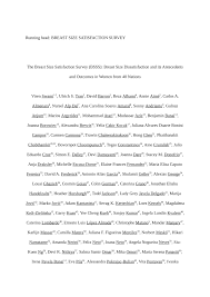 Clinic is at the forefront of clinical aesthetics, beauty and laser treatments. Pdf The Breast Size Satisfaction Survey Bsss Breast Size Dissatisfaction And Its Antecedents And Outcomes In Women From 40 Nations