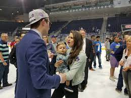 General manager, toronto maple leafs. Michael Augello On Twitter Sportingnewsca Leafs Gm Kyle Dubas Wife Shannon And Son Leo Celebrating The Marlies Calder Cup Victory