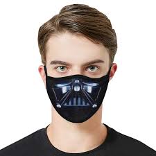 Darth Vader Face Mask Cover Star Wars Unisex Reusable Custom Face Covering Washable Slip Through Pocket In 2020 Fashion Face Mask Fashion Face Face Mask