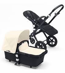 2017 Bugaboo Cameleon3 Complete Stroller Black Frame Seat Off White Canopy Bugaboo Cameleon Bugaboo Stroller Best Baby Strollers