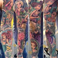 'i can literally make this at home' get ready for summer for less: Disney Princess Sleeve Tattoo Disney Tattoos Disney Sleeve Tattoos Disney Princess Tattoo