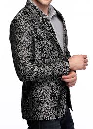 Black And Silver Suit Jacket Pin By Pilaeo On Blazers Blazer Fashion Designer Suits For Men Mens Fashion Suits