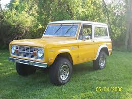 Image result for Bright Yellow 1980 Bronco