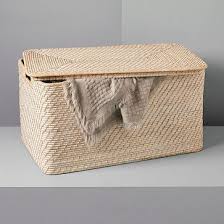 Modern Weave Lidded Storage Baskets Storage Baskets Lid Storage Bedroom Storage