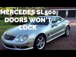 Mercedes Sl500 Doors Wont Lock Unlock Boot Wont Open How To Repair