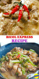 Bicol Express Recipe Recipe Bicol Express Recipe Pilipino Food Recipe Recipes