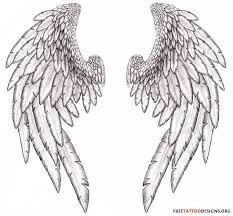 Black And White Angel Wings Tattoo Designs Fallen Angel Wings Tattoo The Most Popular Spot For Angel Wing Designs Is Between The Shoul Angel Wings Tattoo Angel Wings Tattoo On Back Wing Tattoo Designs