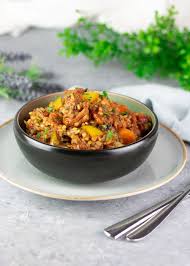 Low Carb Jambalaya Dieses Gericht Ist Mit Konjak Reis Gekocht Rezept Jambalaya Hauptmahlzeit Leichte Gerichte