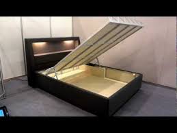 The storage drawers roll smoothly on. Storage Bed Frame Motorized Lift Full Automatic Mor Lale Mobilya Istanbul Turkey Youtu Bed Frame With Storage Queen Bed Frame Diy Storage Bed Frame Queen