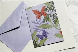Paper used for making greeting cards. Sending Love A Greeting Card Made With Tissue Paper Loulou Downtown