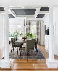 Ceiling Treatments To Make A Statement Coffered Ceiling Costs Rules And Kitchens Liv In 2020 Coffered Ceiling Dining Room Casual Dining Rooms Dining Room Ceiling