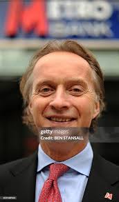 Anthony Thomson, Chairman of Metro Bank, poses for pictures outside a...  News Photo