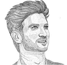 draw line art sketch