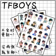 Tìm ghim này và nhiều nội dung khác tại trai đẹp của quỳnh trang. Tfboys Wang Junkai Wang Yuan Yee Yee Qianxi Kaiyuan Exclusive Hand Account Sticker Diy Laminating Sticker Direct Tear